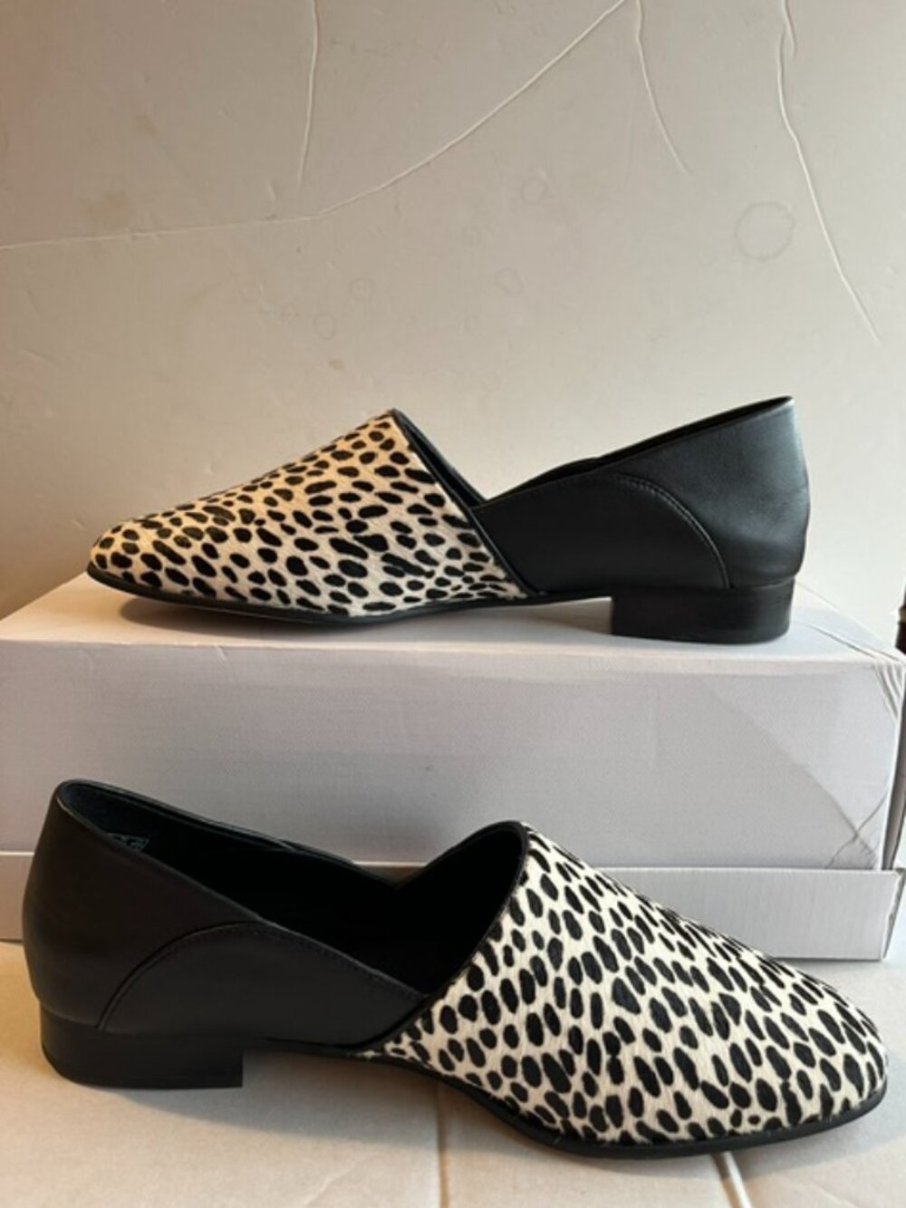 Clarks Pure Tone slip-on leather loafer.